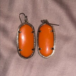 Kendra Scott Orange Earrings